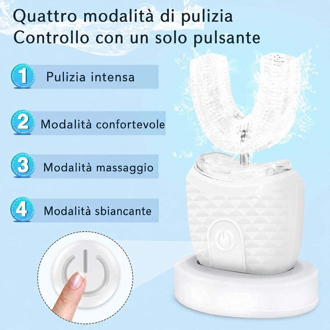 Spazzolino U 360° | Denti Puliti in 30 Secondi