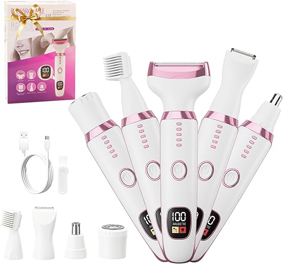 Rasoio Donna 5-in-1 con Display LED