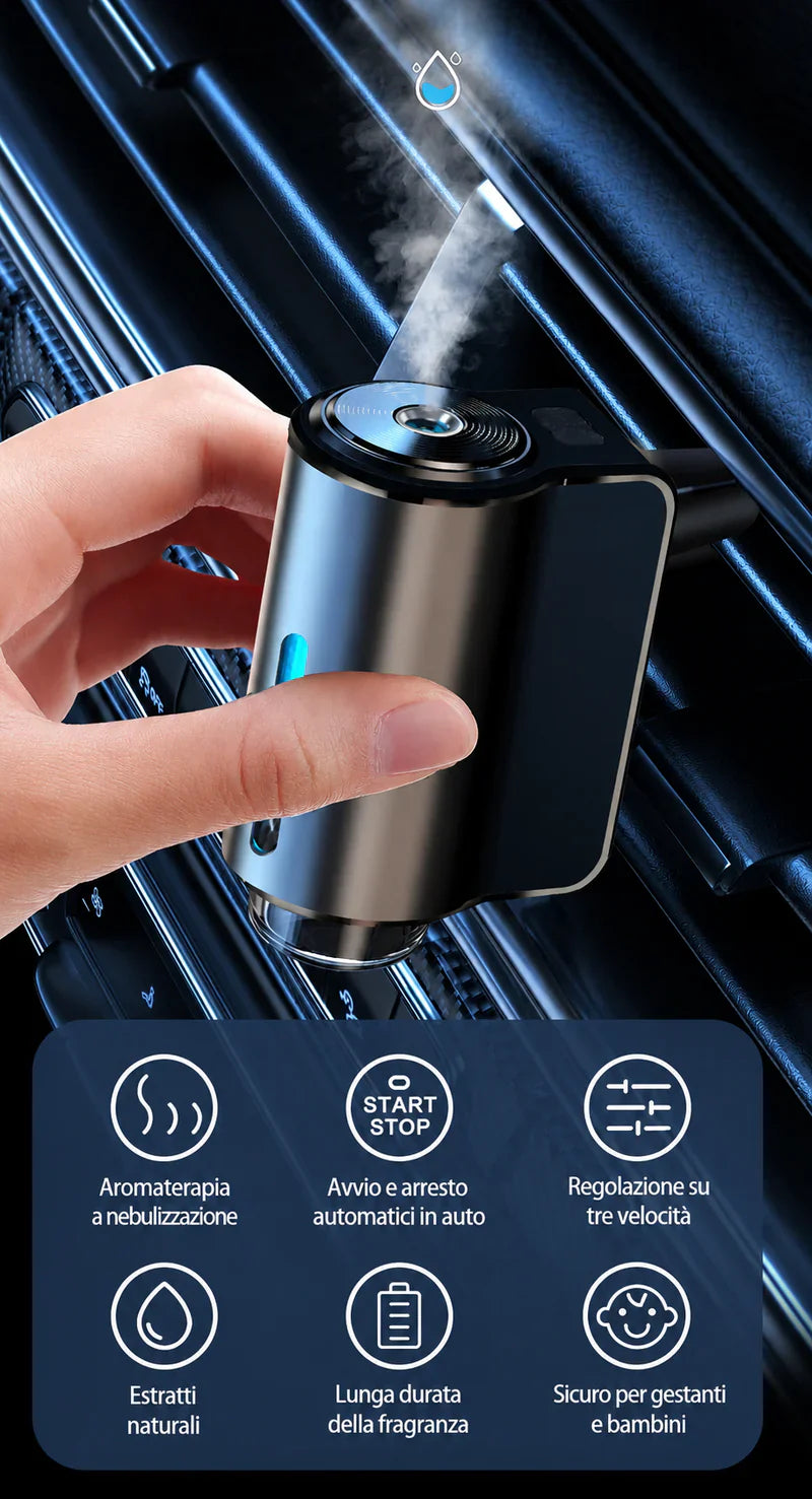 Diffusore Auto | Aria Fresca ad Ogni Viaggio